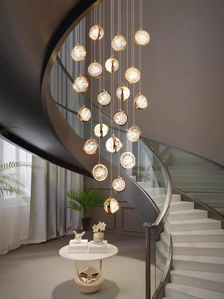 Modern Luxury Long Chandelier for Loft and Villa Spaces Chandelier Kevinstudiolives   