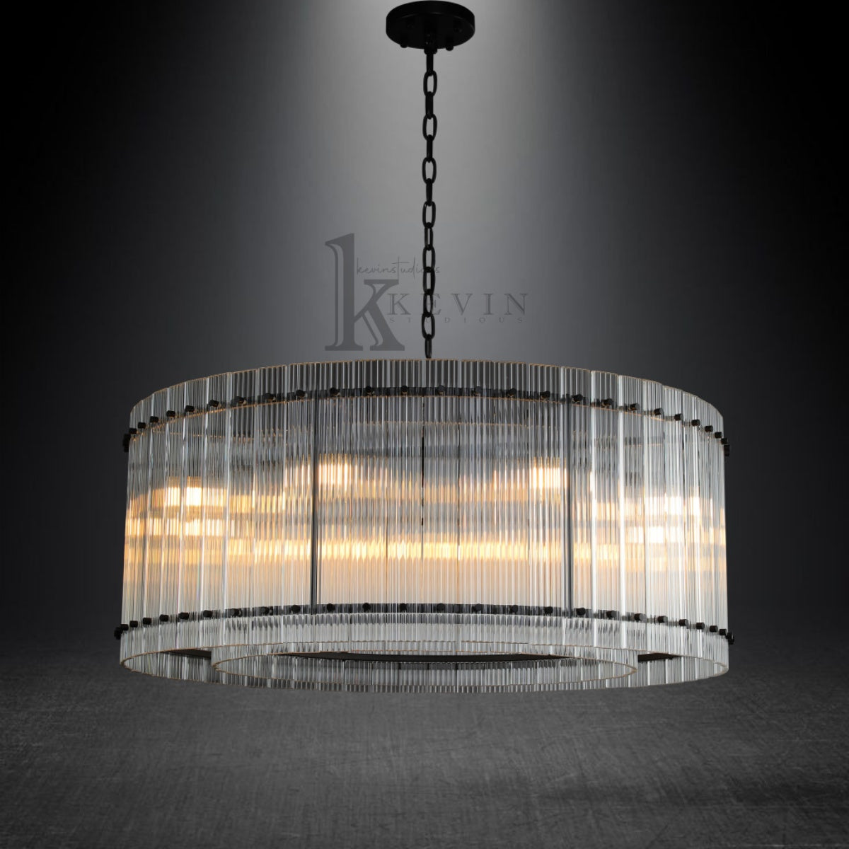 Marino Modern Glass Round Chandelier 22", 37", 48", 60"