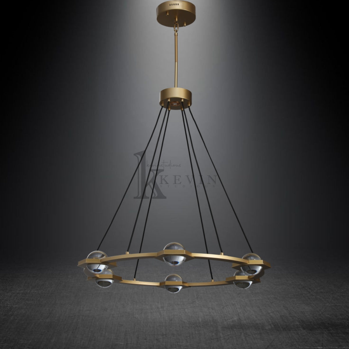 Planet Round Chandelier