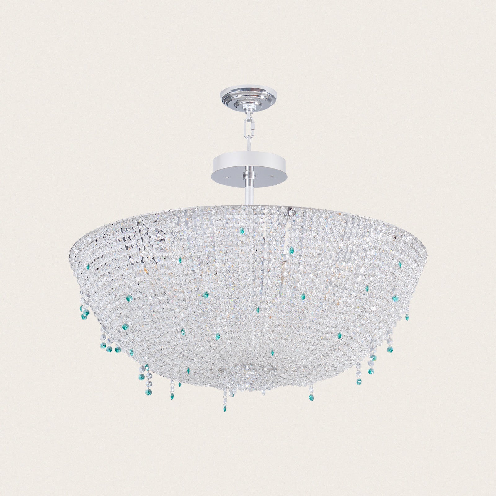 Luxury Crystal Chandelier Elegant Ceiling Light Fixture