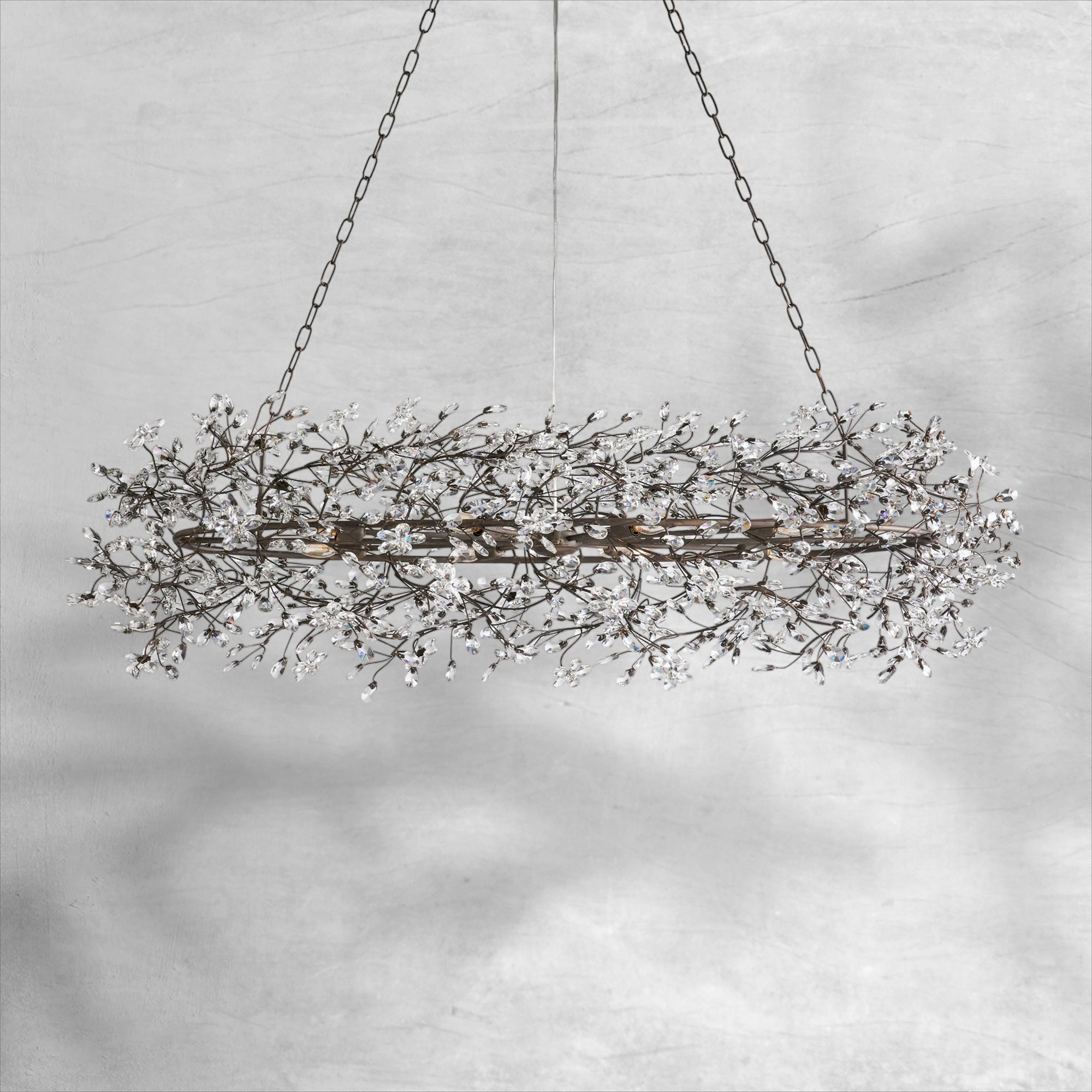 Fiore Oval Chandelier 62"74"