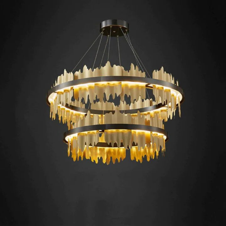 Kevin Luxury Hilbert 2-Tier Round Chandelier  Kevinstudiolives Style A  