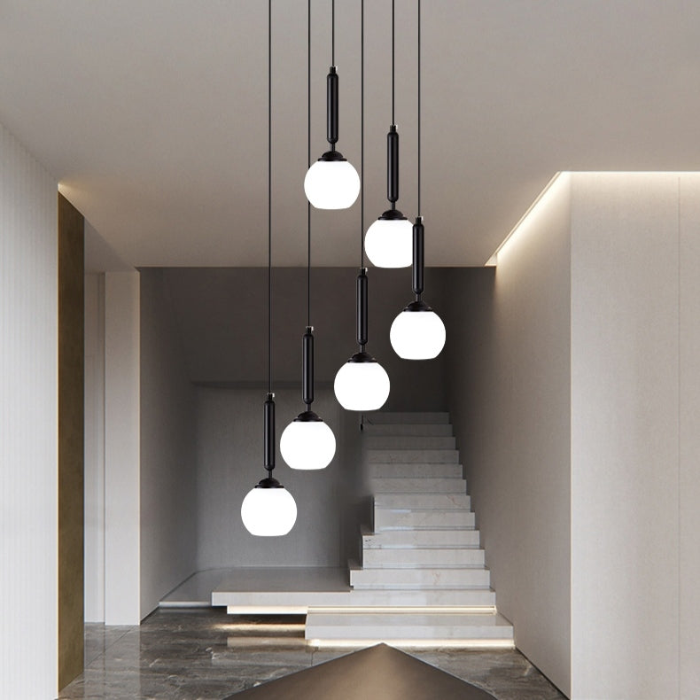 Extra Large Nordic Minimalist Long Pendant Light for Spiral Staircase/High-ceiling Room Chandeliers Kevinstudiolives   
