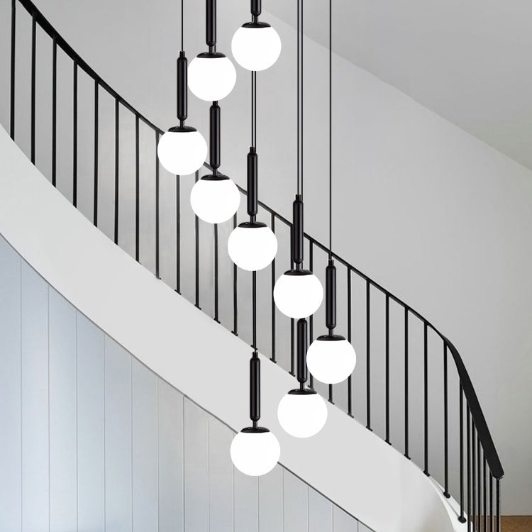 Extra Large Nordic Minimalist Long Pendant Light for Spiral Staircase/High-ceiling Room Chandeliers Kevinstudiolives   
