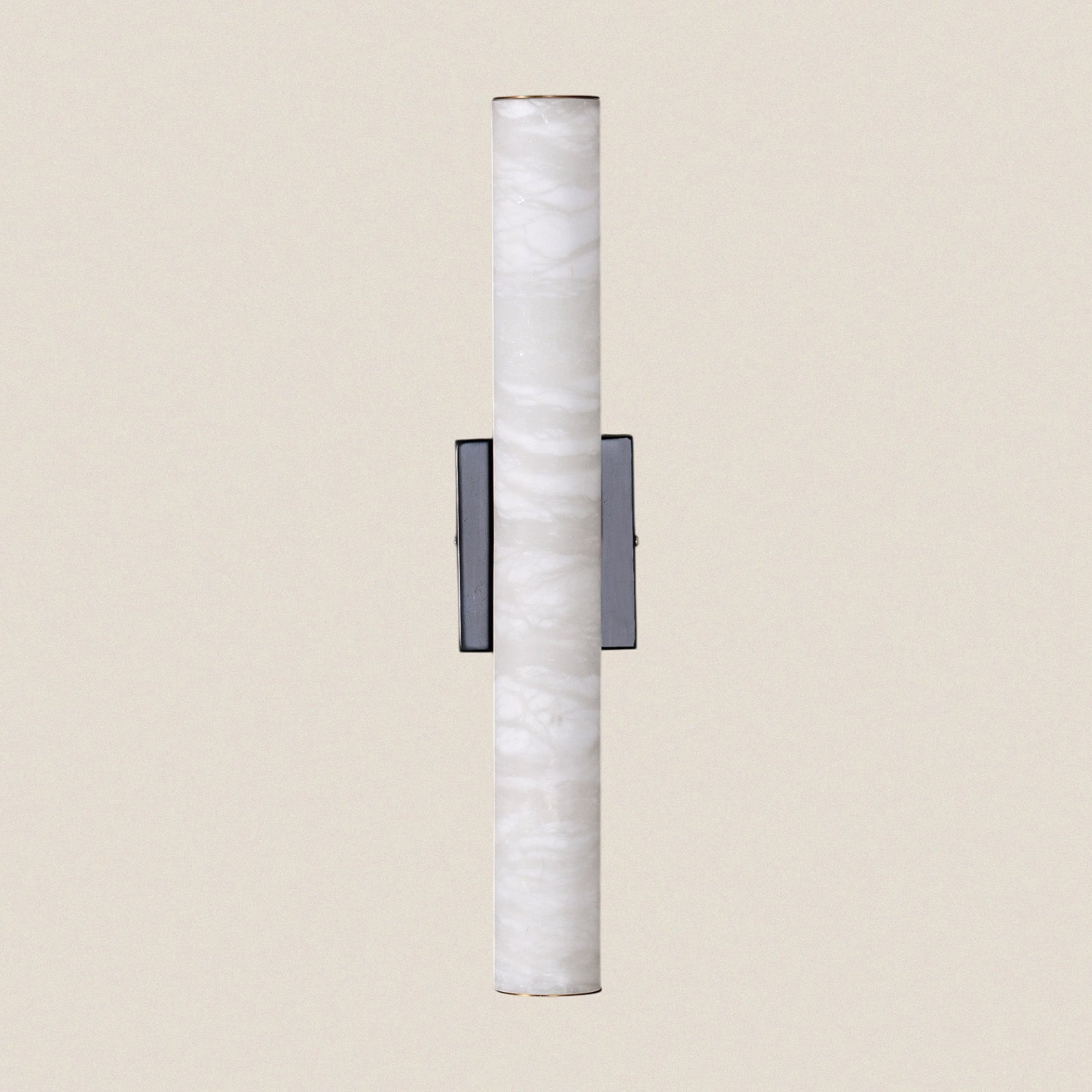 Modern Vertical Alabaster Wall Sconce