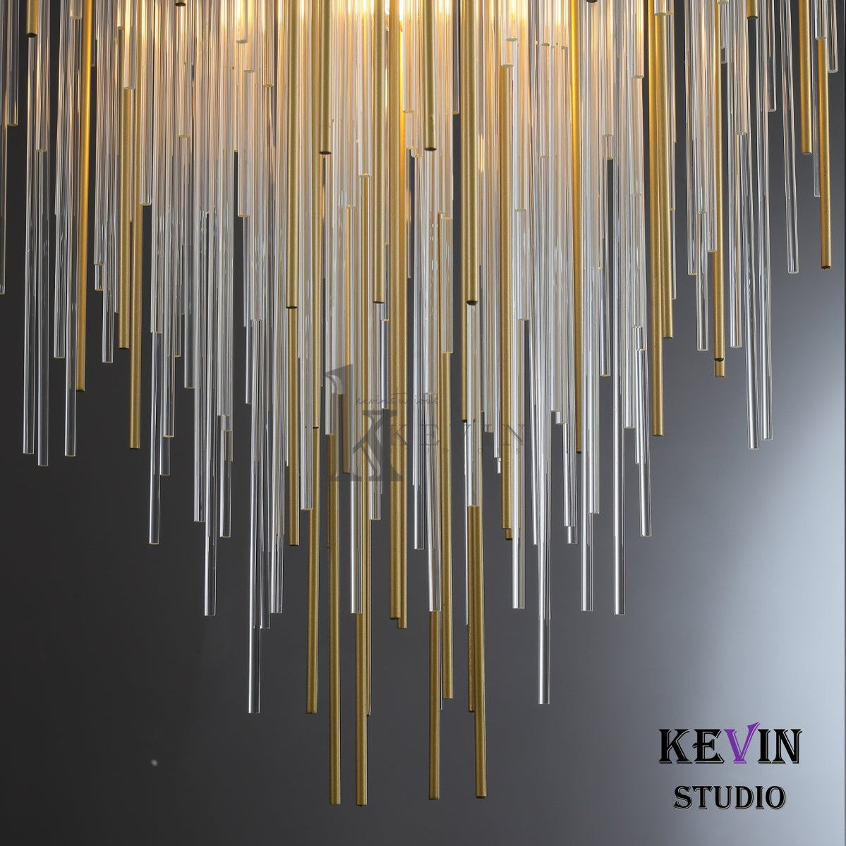 Viva Modern Glass Square Chandelier 20", 30", 54" chandelier Kevin Studio Inc   