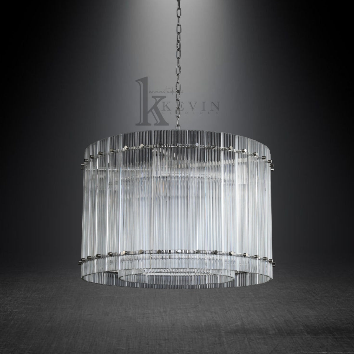 Marino Modern Glass Round Chandelier 22", 37", 48", 60"