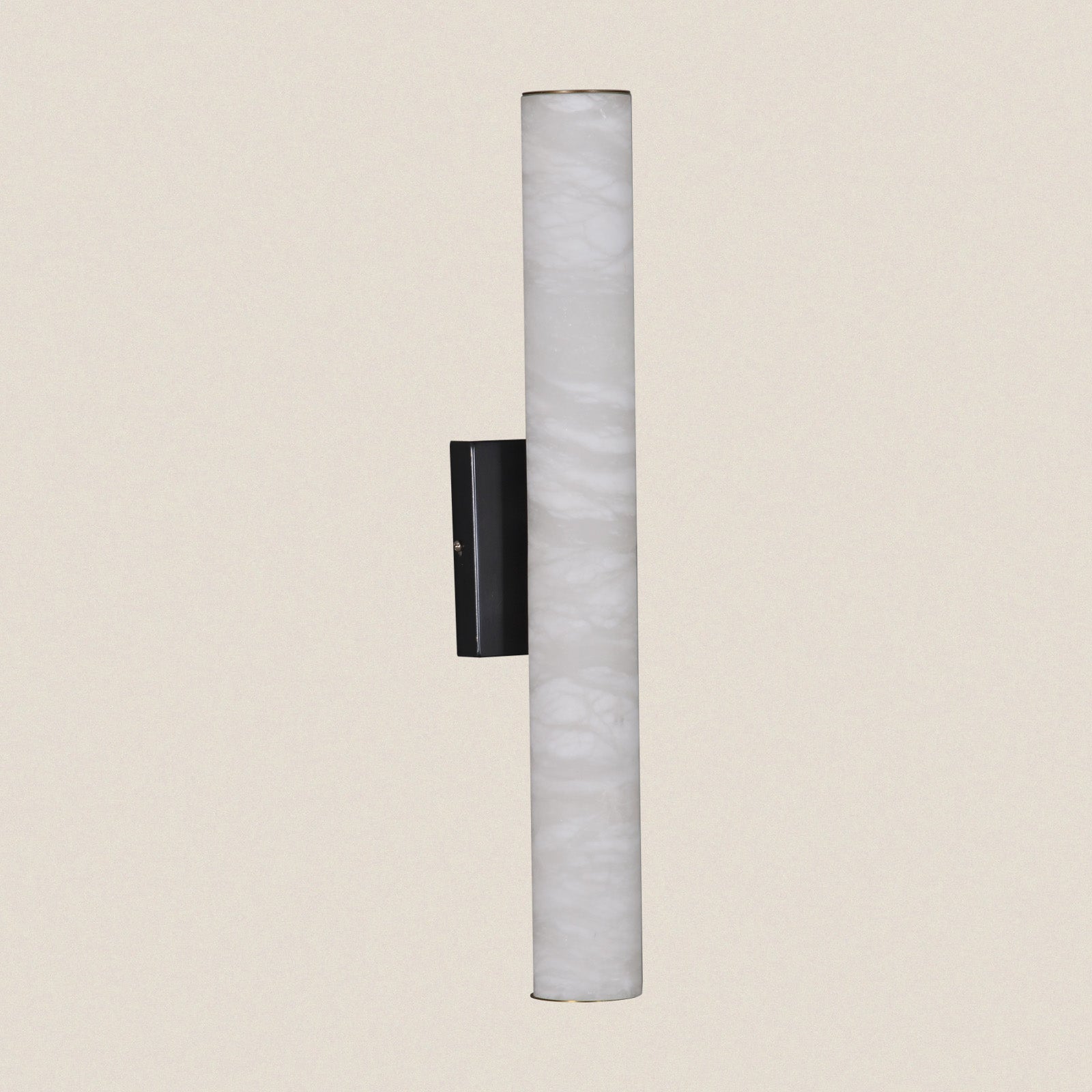 Modern Vertical Alabaster Wall Sconce