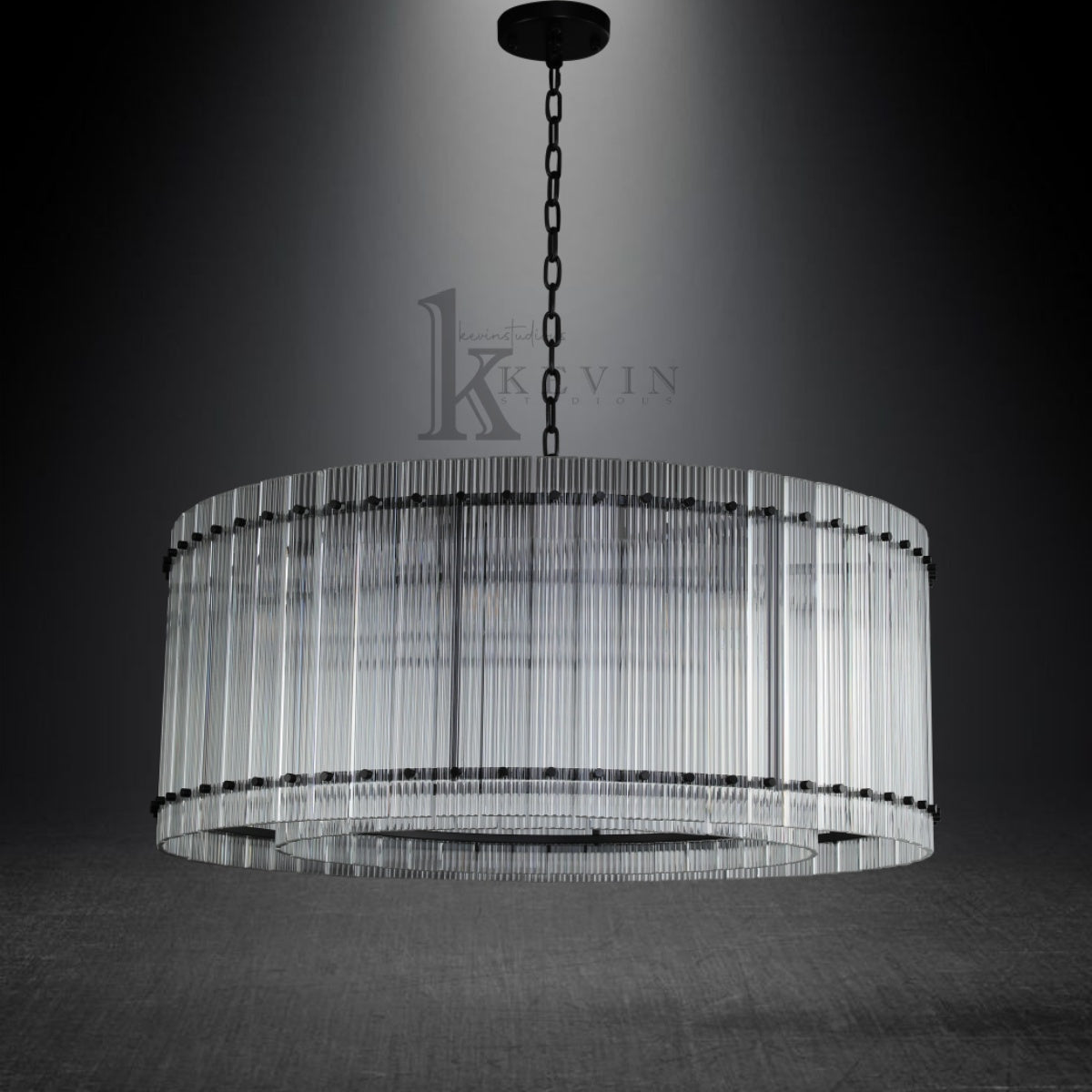 Marino Modern Glass Round Chandelier 22", 37", 48", 60"