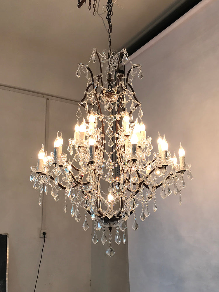 Luxury Traditional Crystal Round Chandelier chandeliers for dining room,chandeliers for stairways,chandeliers for foyer,chandeliers for bedrooms,chandeliers for kitchen,chandeliers for living room Kevin Studio Inc   