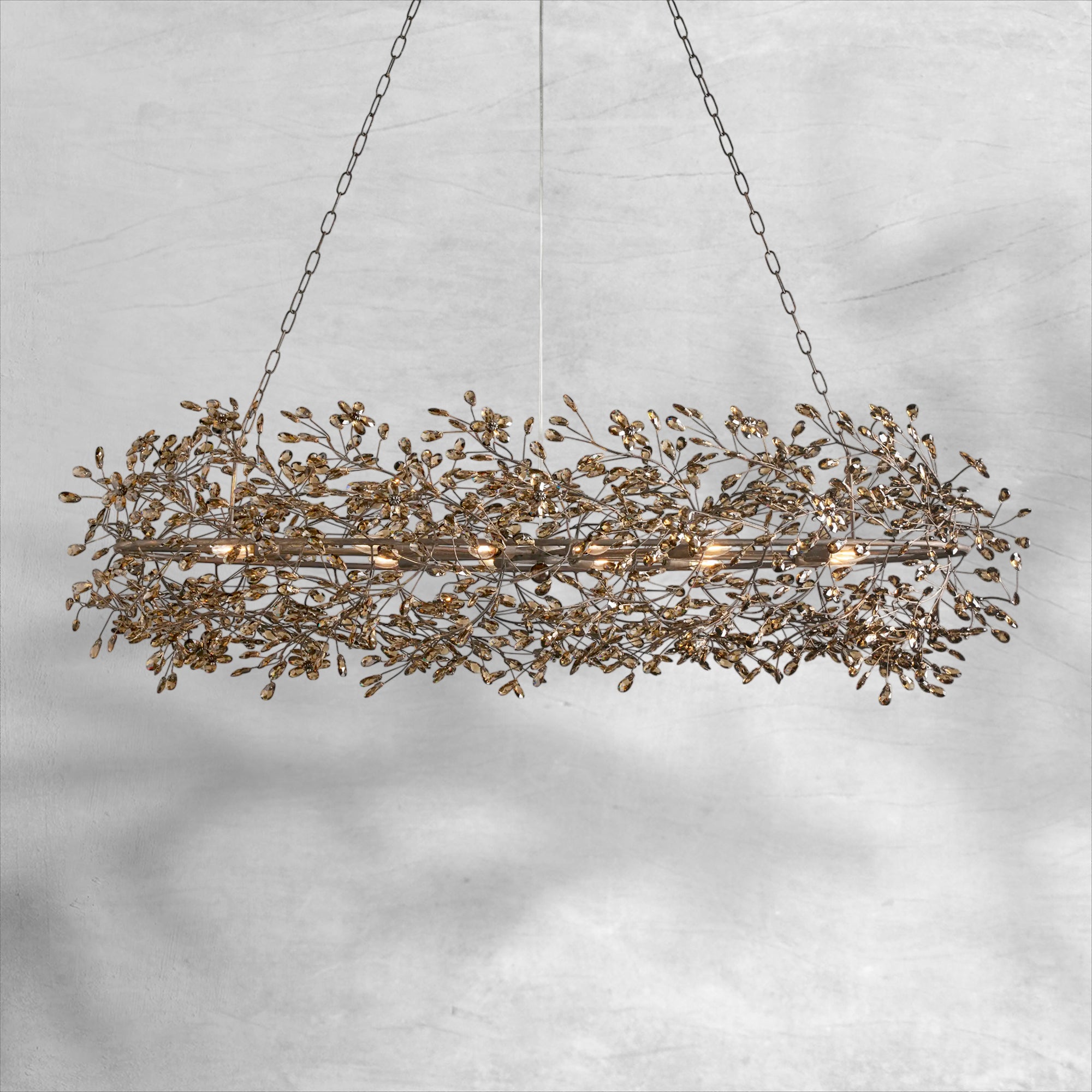 Fiore Oval Chandelier 62"74"