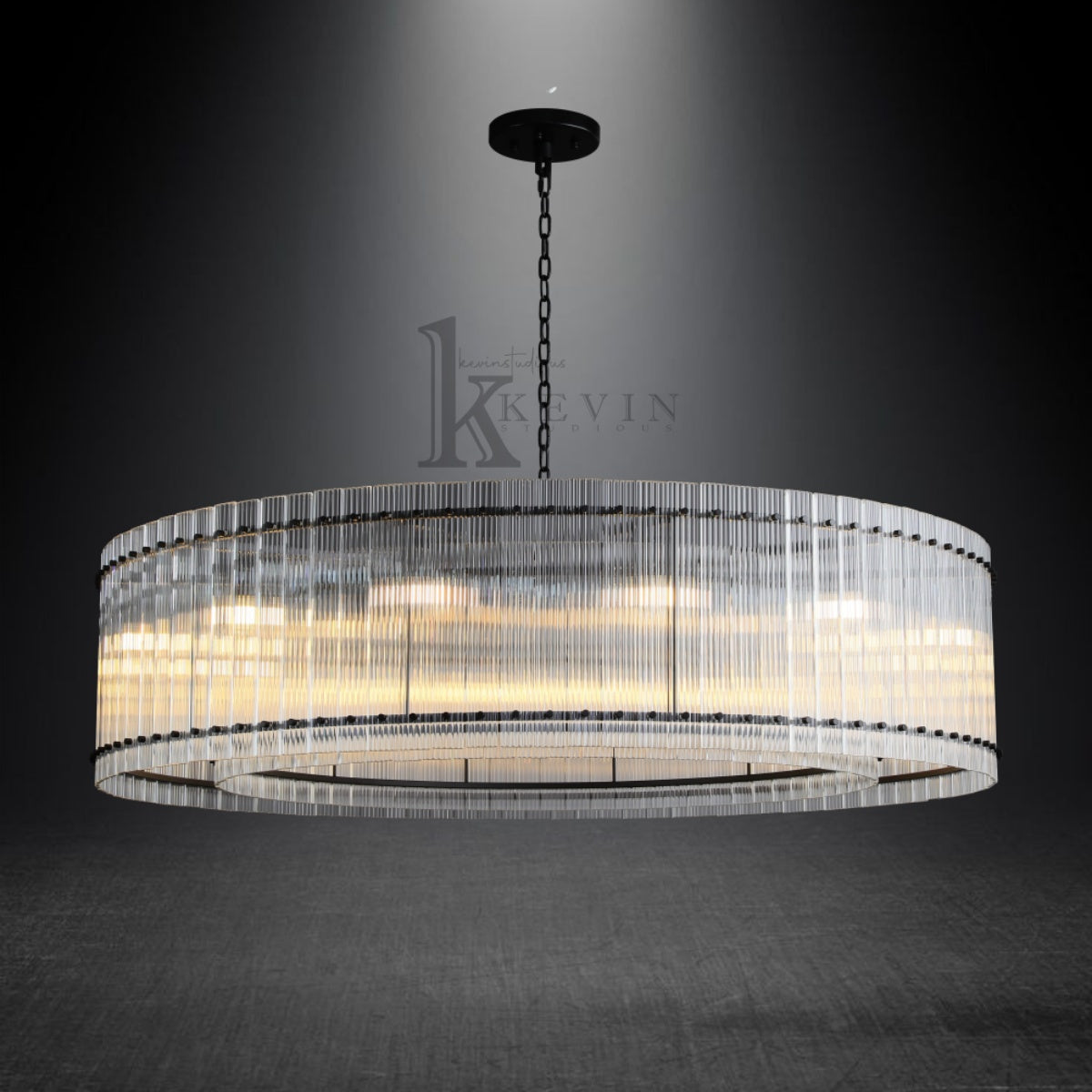 Marino Modern Glass Round Chandelier 22", 37", 48", 60"