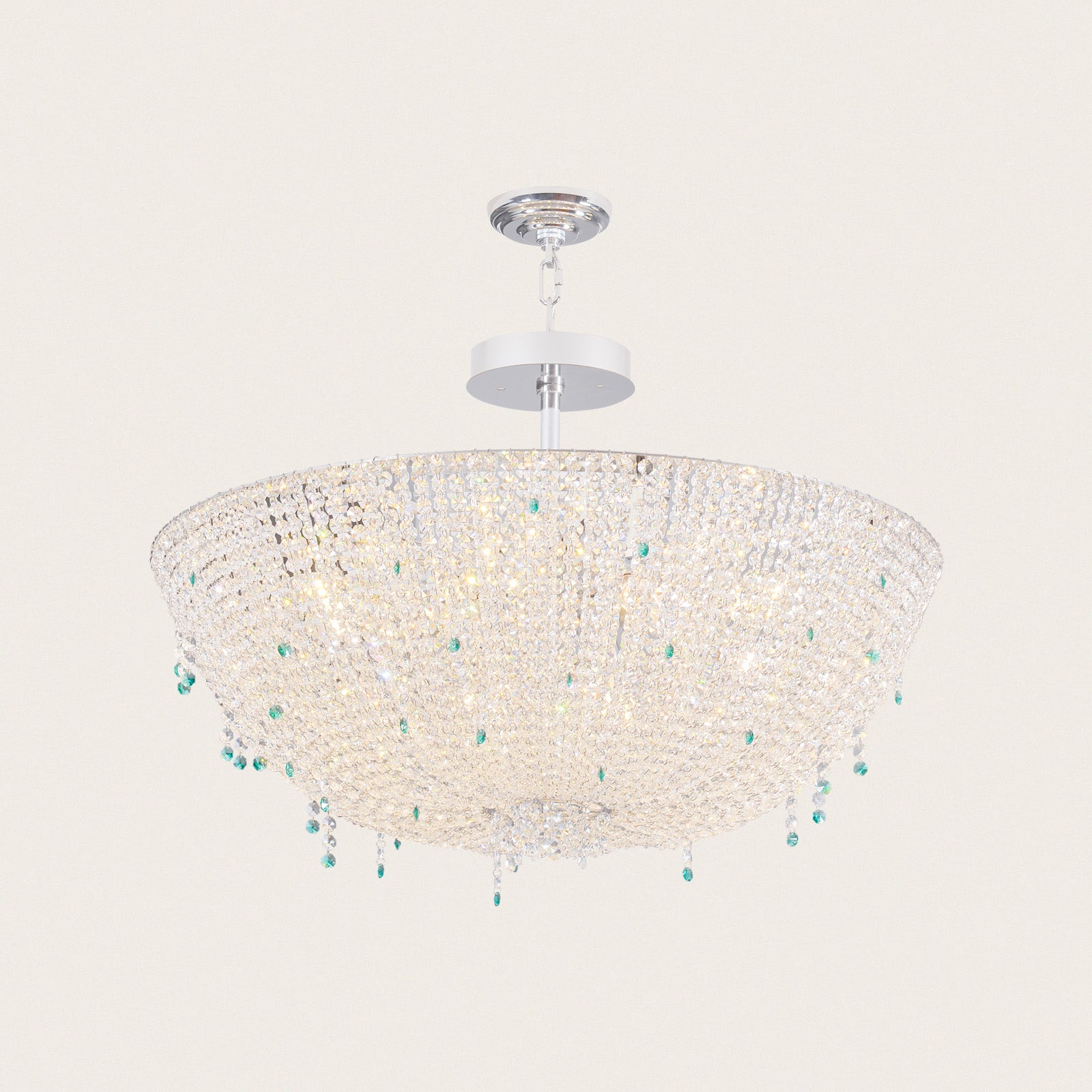 Luxury Crystal Chandelier Elegant Ceiling Light Fixture