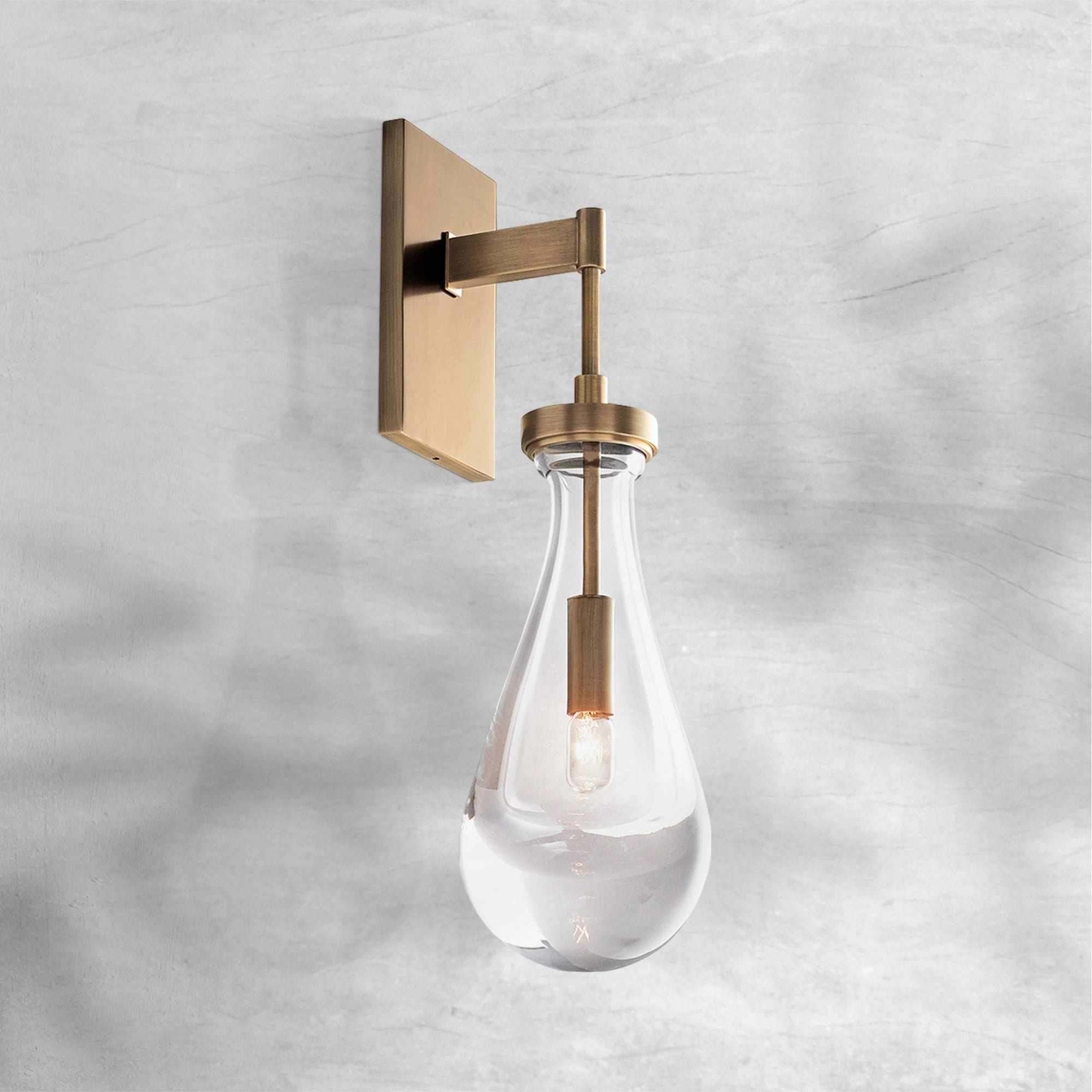 Raindrop Modern Wall Sconce 18"