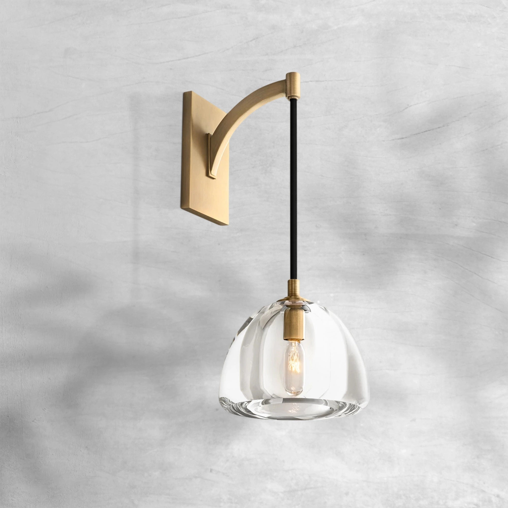 Hemispheae Crystal Wall Sconce