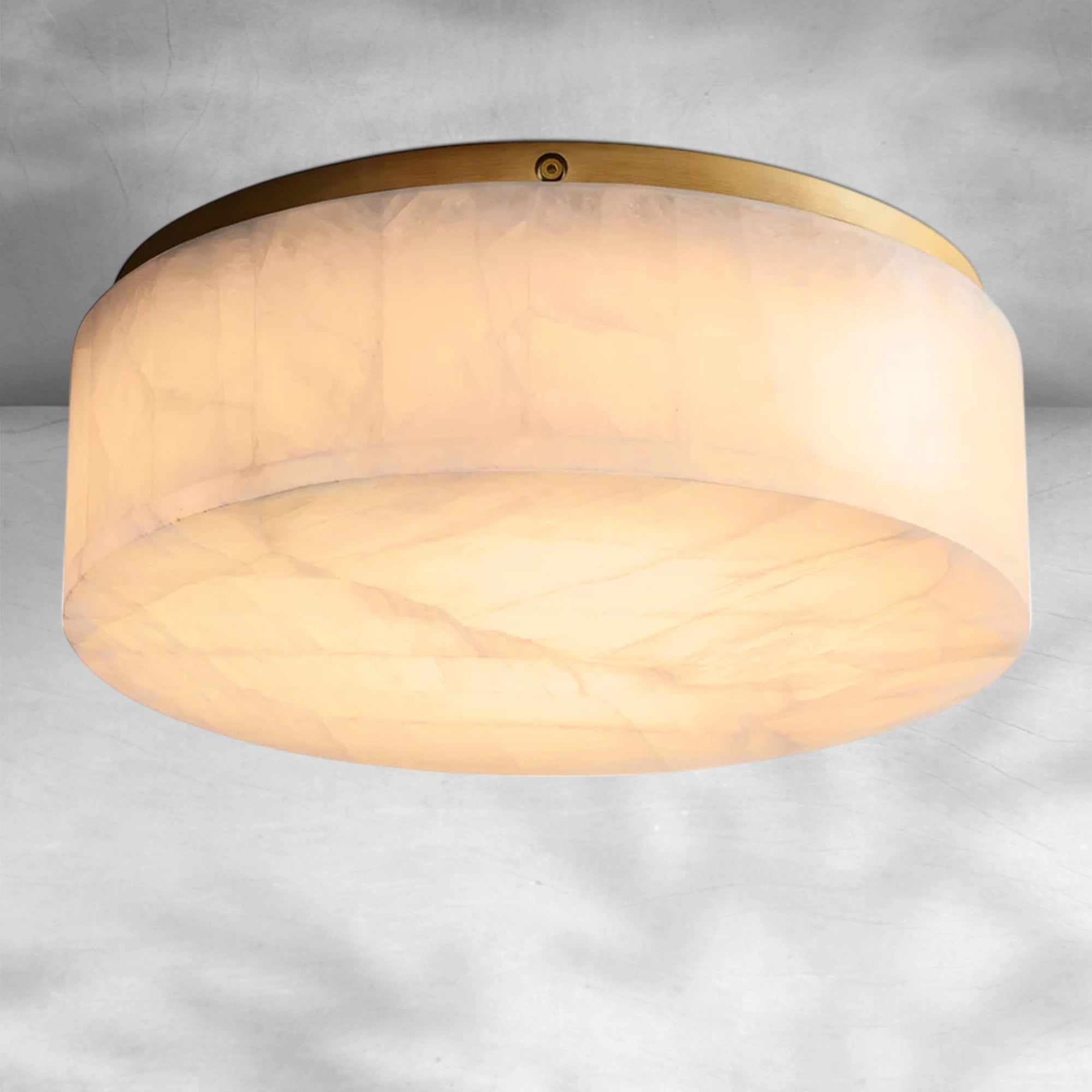 Rivaga Calcite Round Flushmount 6"10"14"