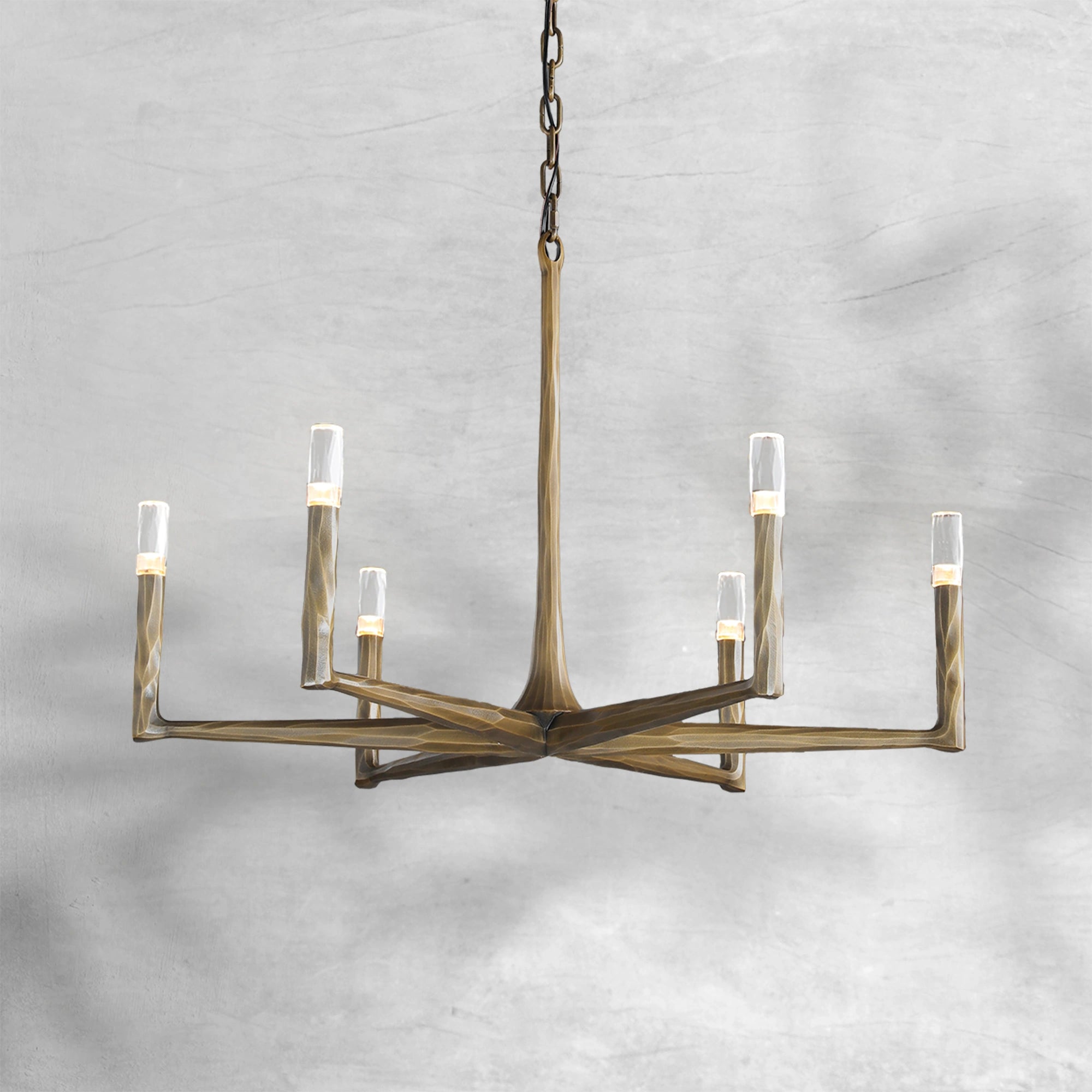 Thaddeas Forged Round Chandelier 36"/48"/60"/72"
