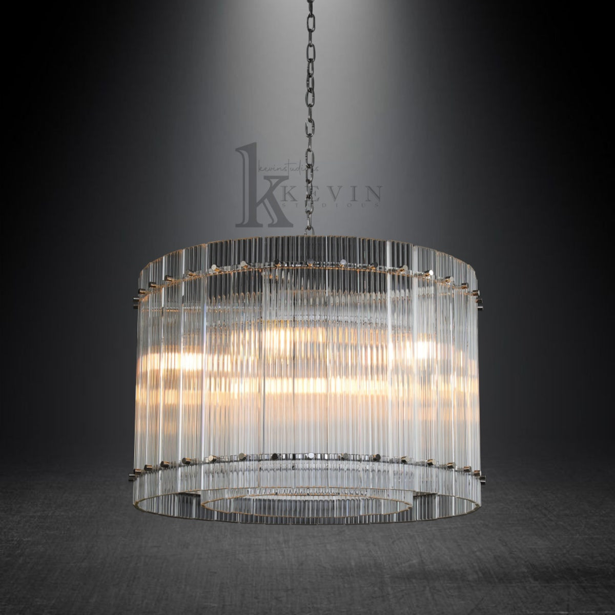 Marino Modern Glass Round Chandelier 22", 37", 48", 60"