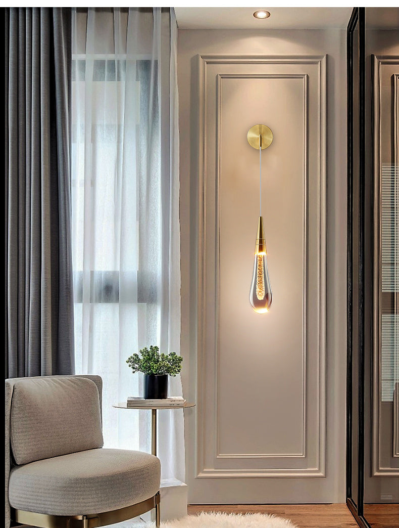 Elara Crystal Elegance Wall Sconce  Kevin Studio   