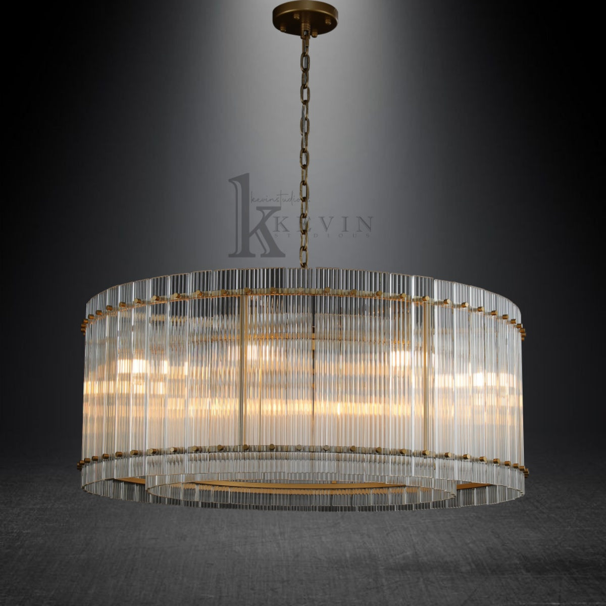 Marino Modern Glass Round Chandelier 22", 37", 48", 60"