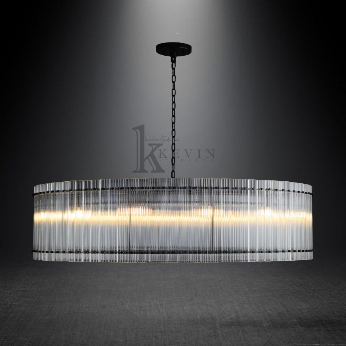 Marino Modern Glass Round Chandelier 22", 37", 48", 60"