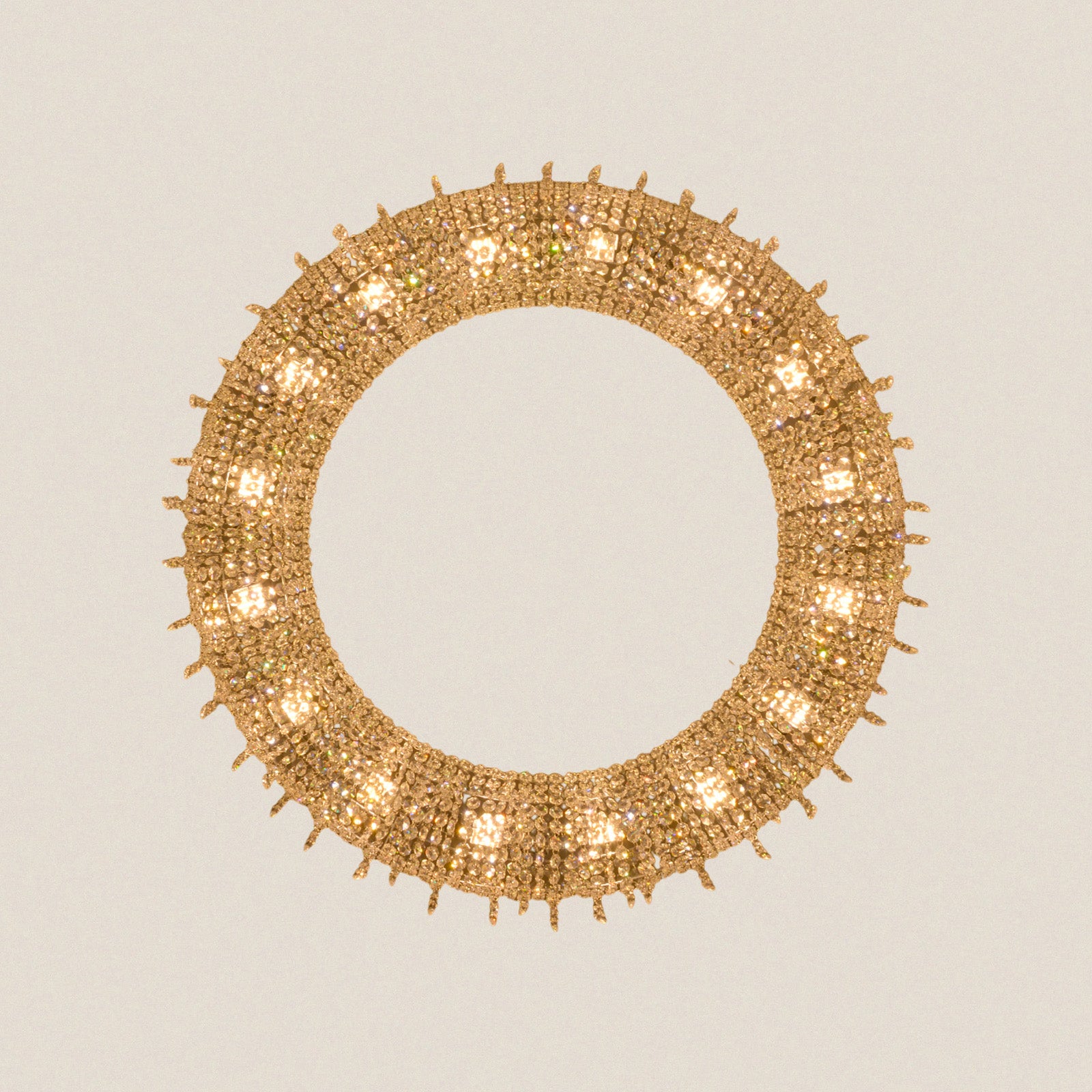 Modern Oval Crystal Chandelier