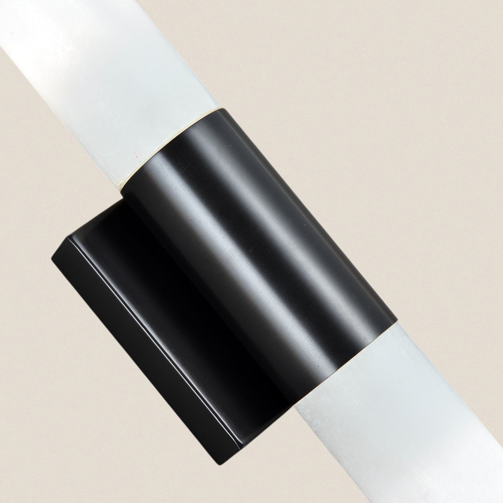 Modern Alabaster Vertical Double-Ended Wall Sconce