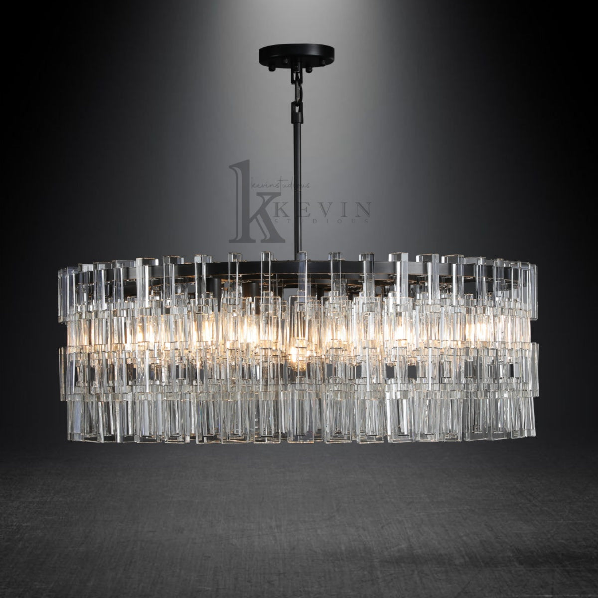 Seraphina Modern Round Crystal Chandelier 36", 48", 60"