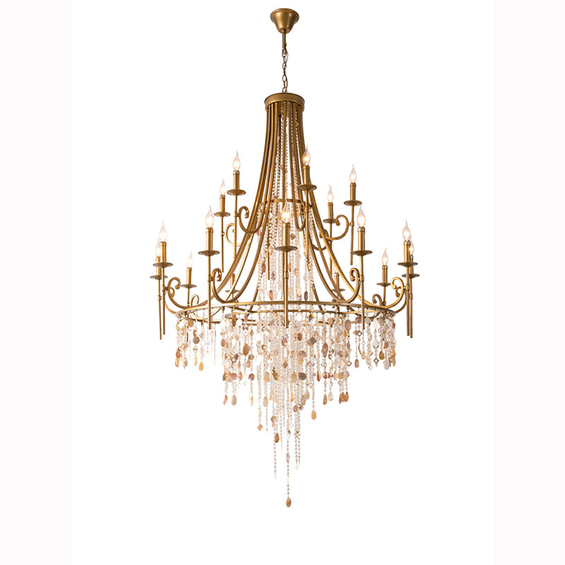 Seraphina French Vintage Crystal Large Chandelier  Kevin Studio   