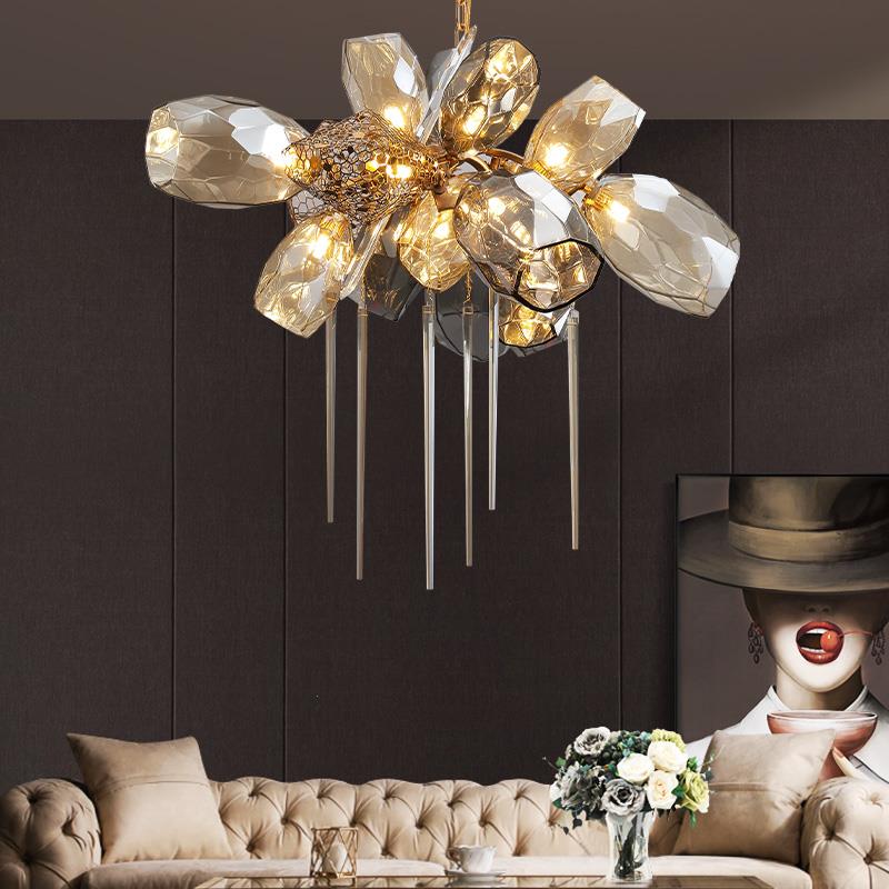 Contemporary Artistic Creative Glass Chandelier for Dining Table Chandeliers Kevinstudiolives   