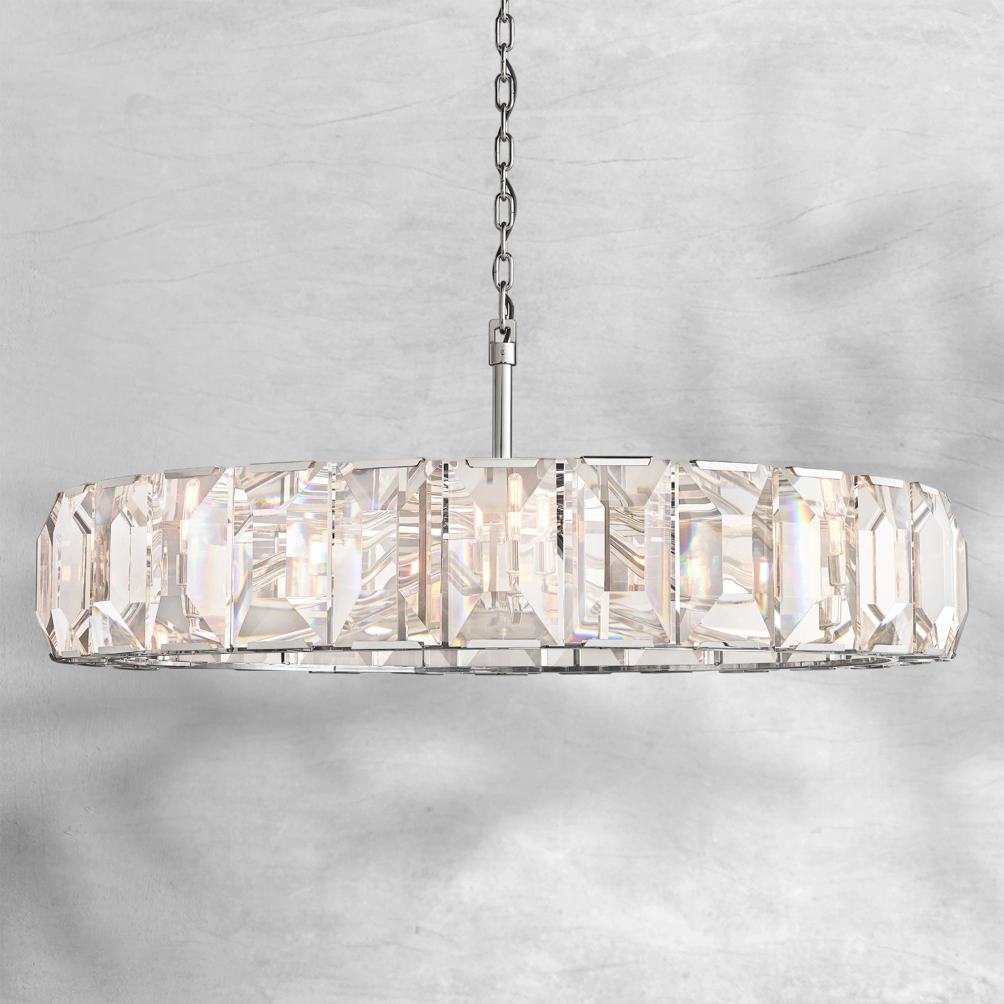 Harlew Crystal Round Chandelier 19"31"43"60"