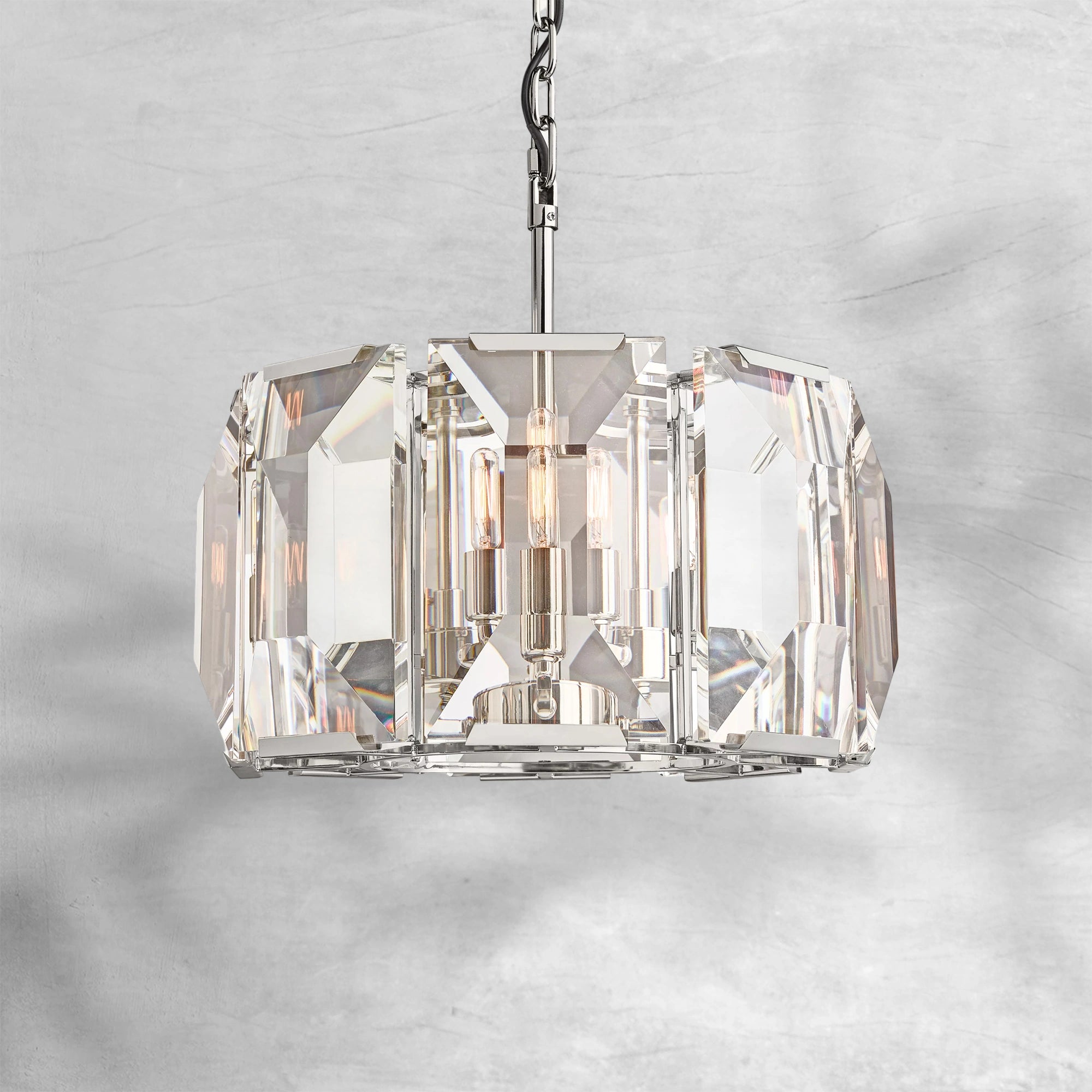 Harlew Crystal Round Chandelier 19"31"43"60"