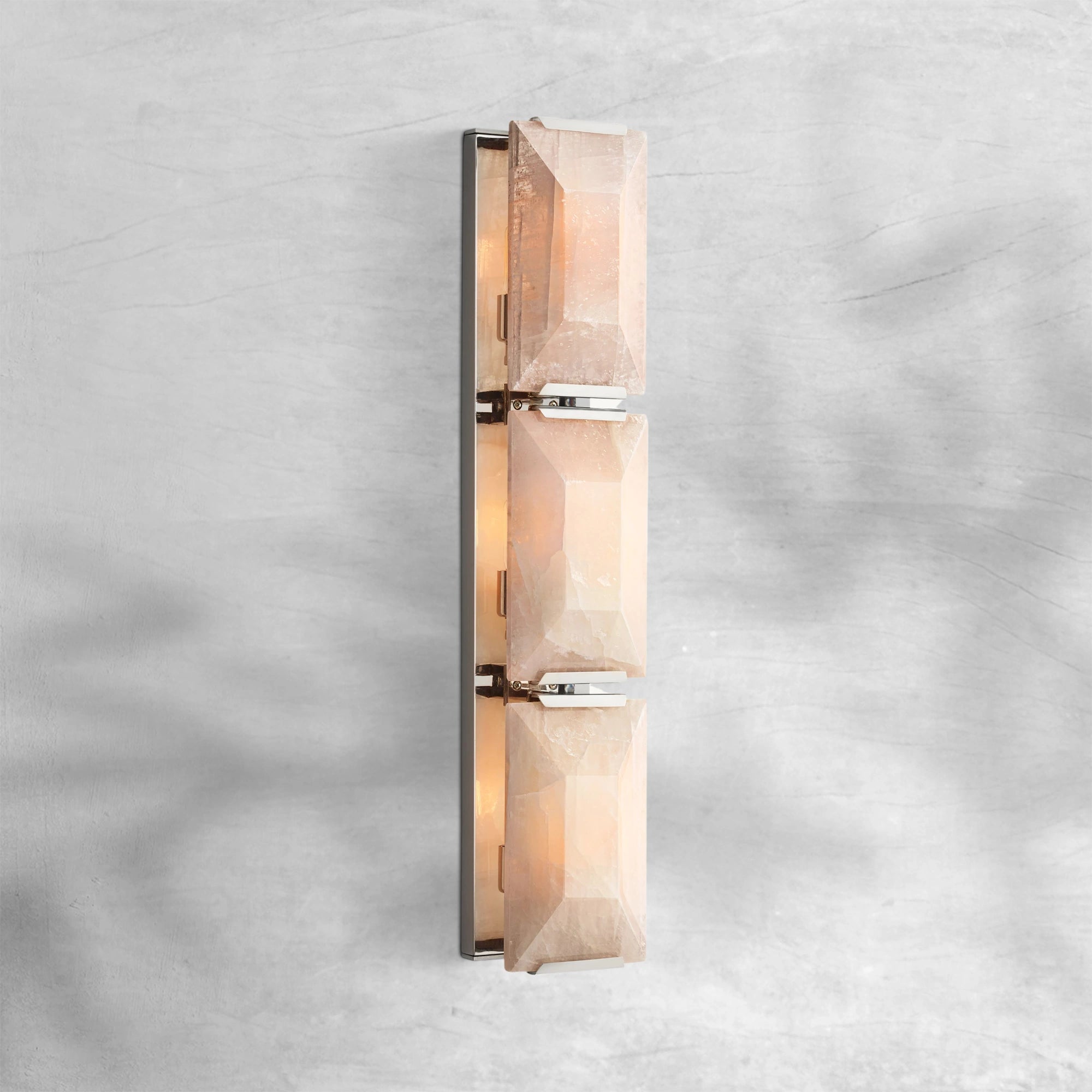Harlew Calcite Triple Sconce