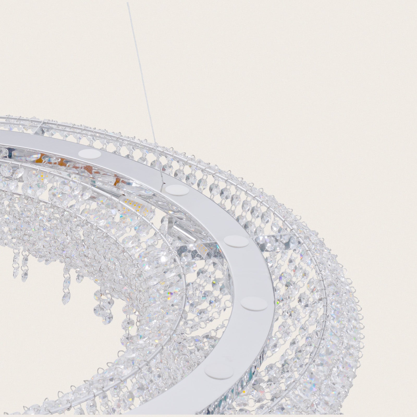 Luxury Crystal Chandelier Elegant Ceiling Light Fixture