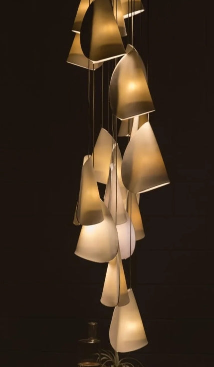 Series 7 Heads Pendant Light Cluster