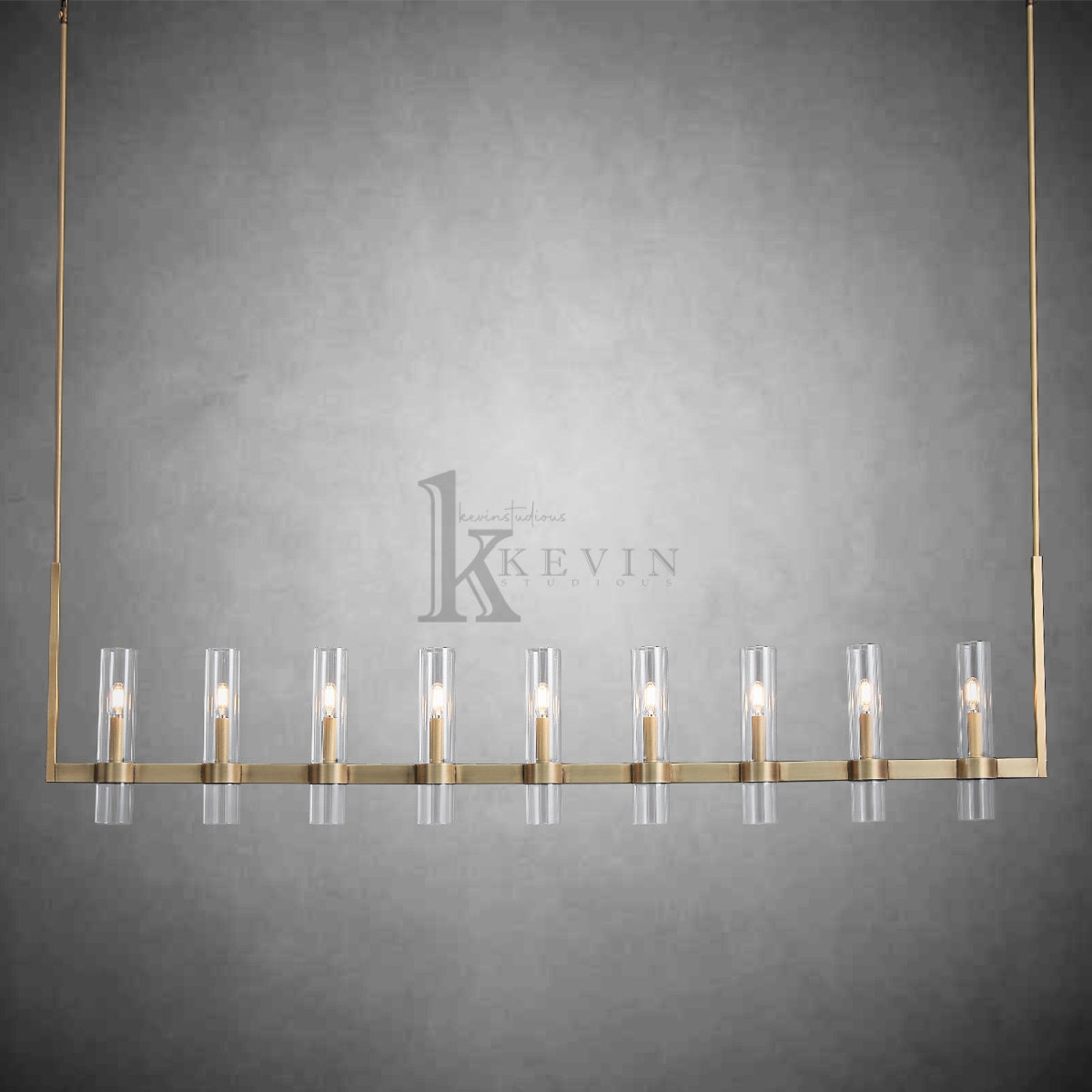 Ravel Modern Linear Chandelier 59", 71"