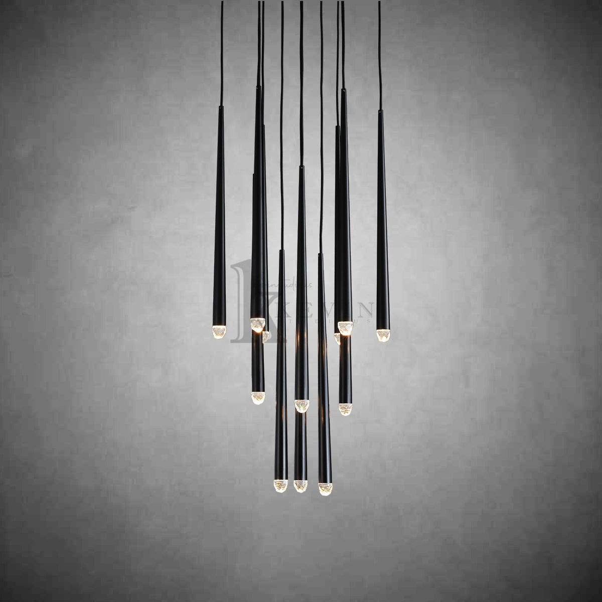 Madison Modern Tubular Round Chandelier 18", 24", 30", 48"