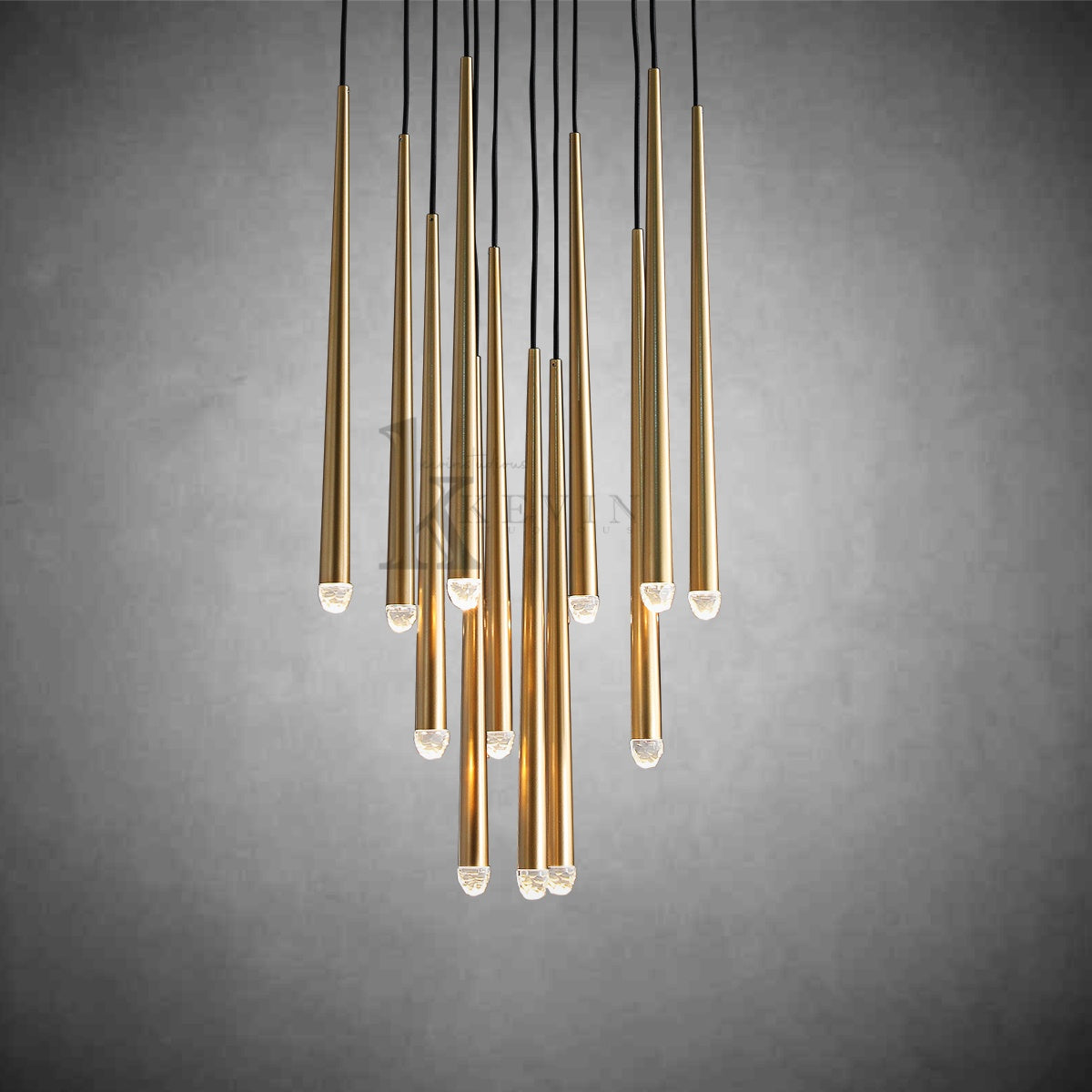 Madison Modern Tubular Round Chandelier 18", 24", 30", 48"