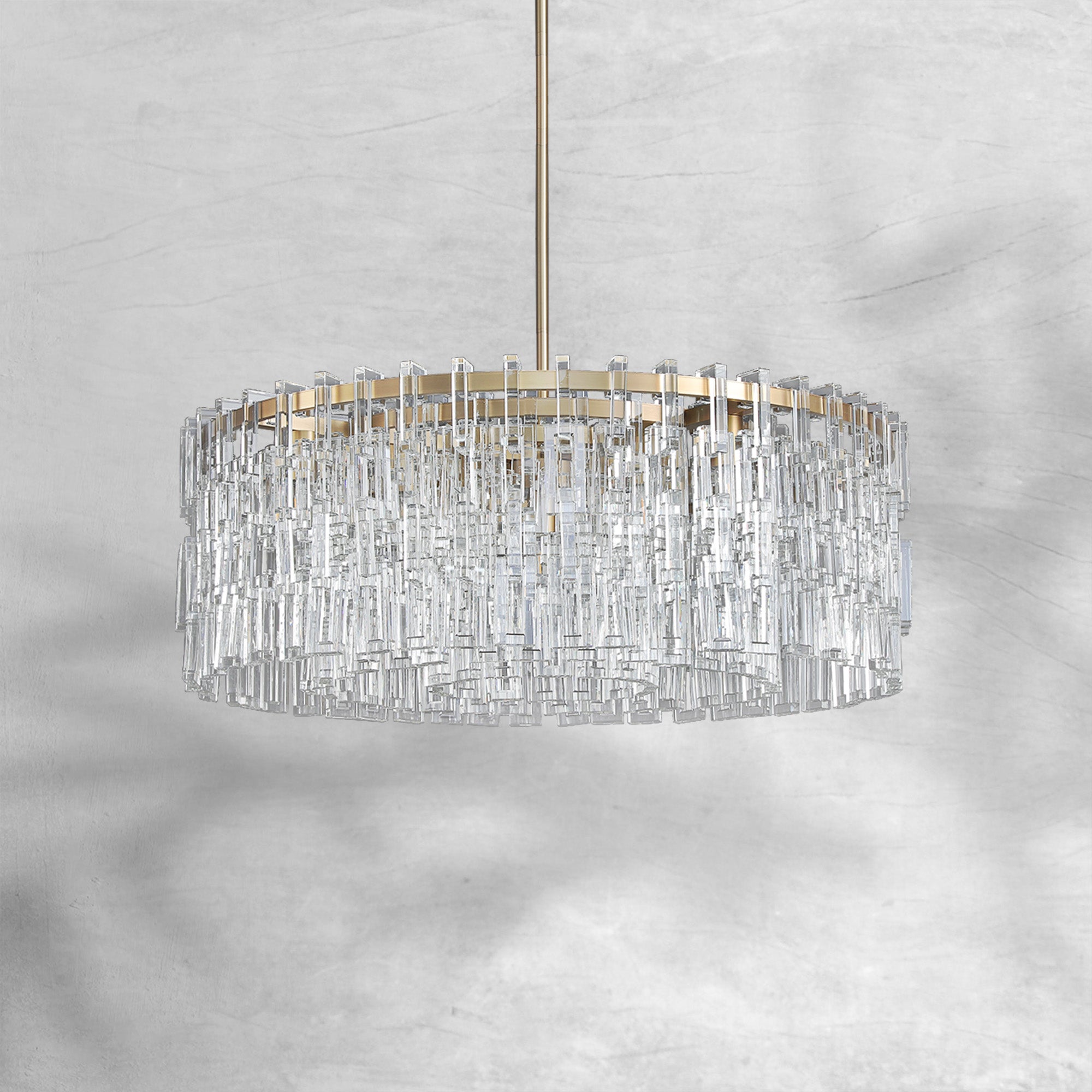 Marigan Round Crystal Chandelier 36", 48", 60"