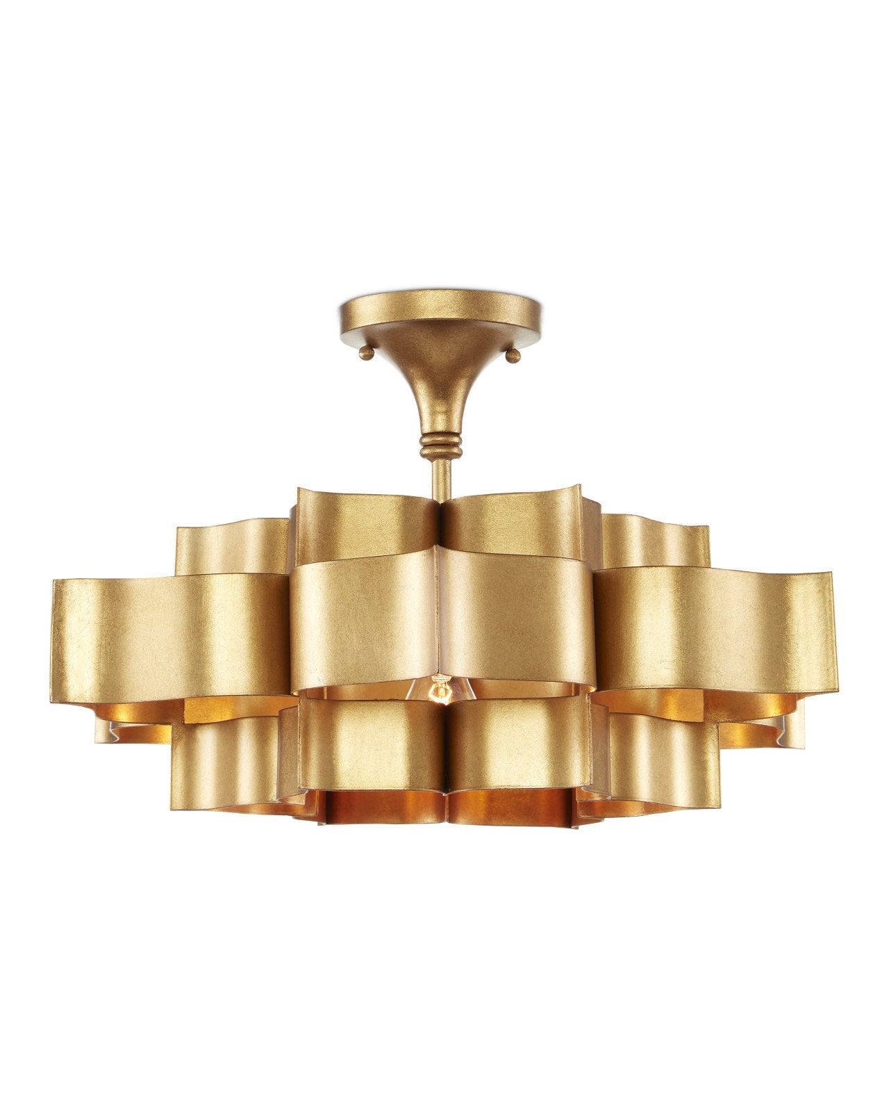 Grand Lotus Small Gold Chandelier NORMAL Kevin Studio   