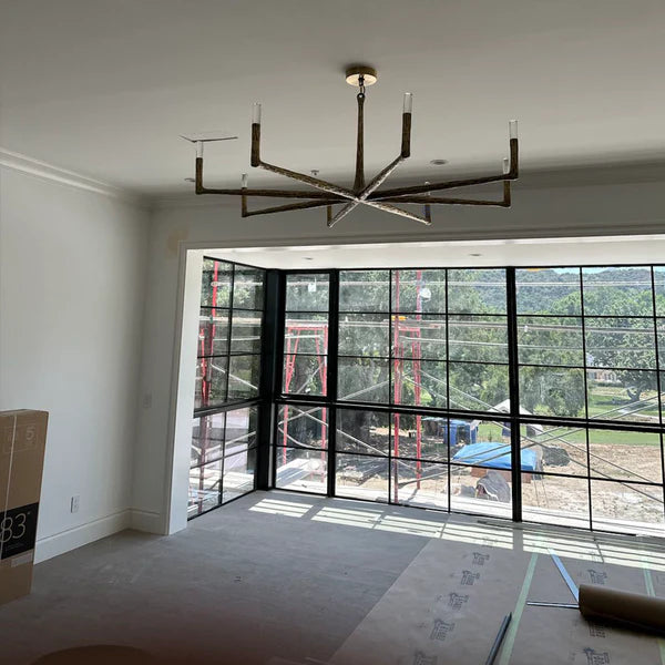 Thaddeas Forged Round Chandelier 36"/48"/60"/72"