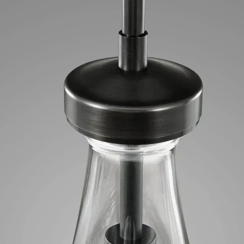 Raindrop 2-Light Cord Round Chandelier