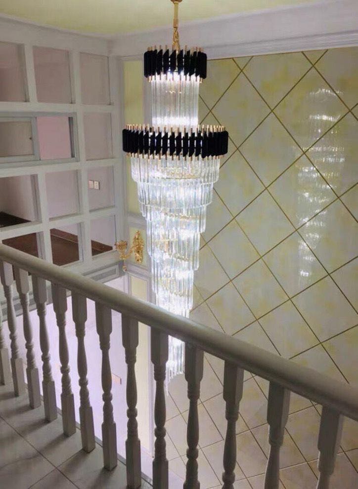 Helix Crystal Elegance Chandelier for Entrance and Staircase Chandeliers Kevinstudiolives   