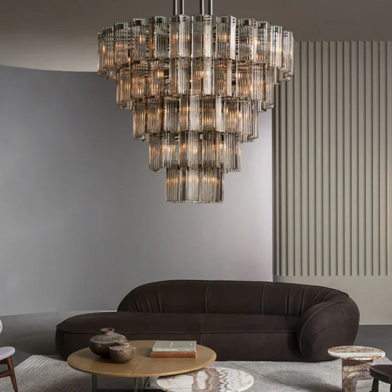 Delsie Round Chandelier 38"48"60"