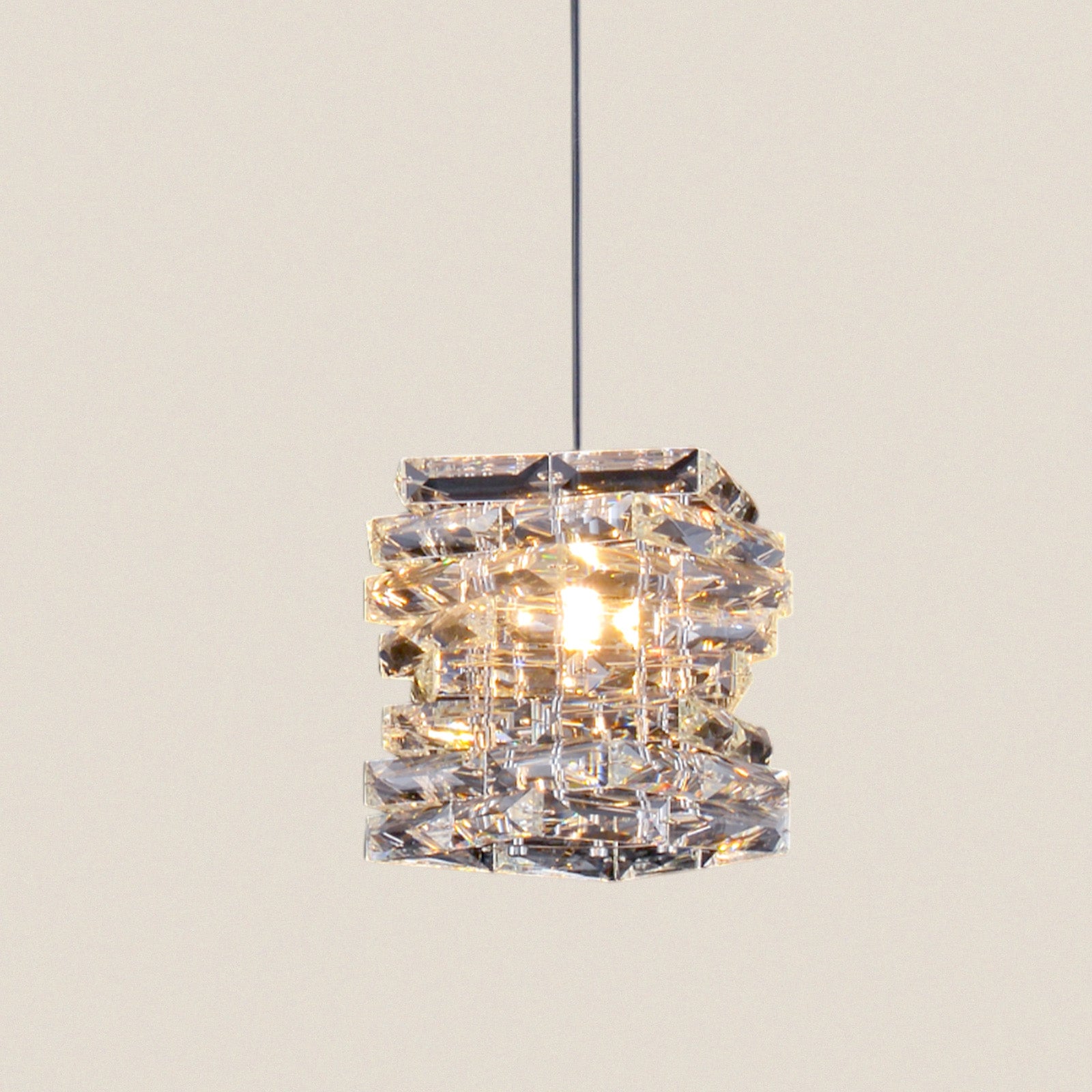 Modern Crystal 3-Light Chandelier