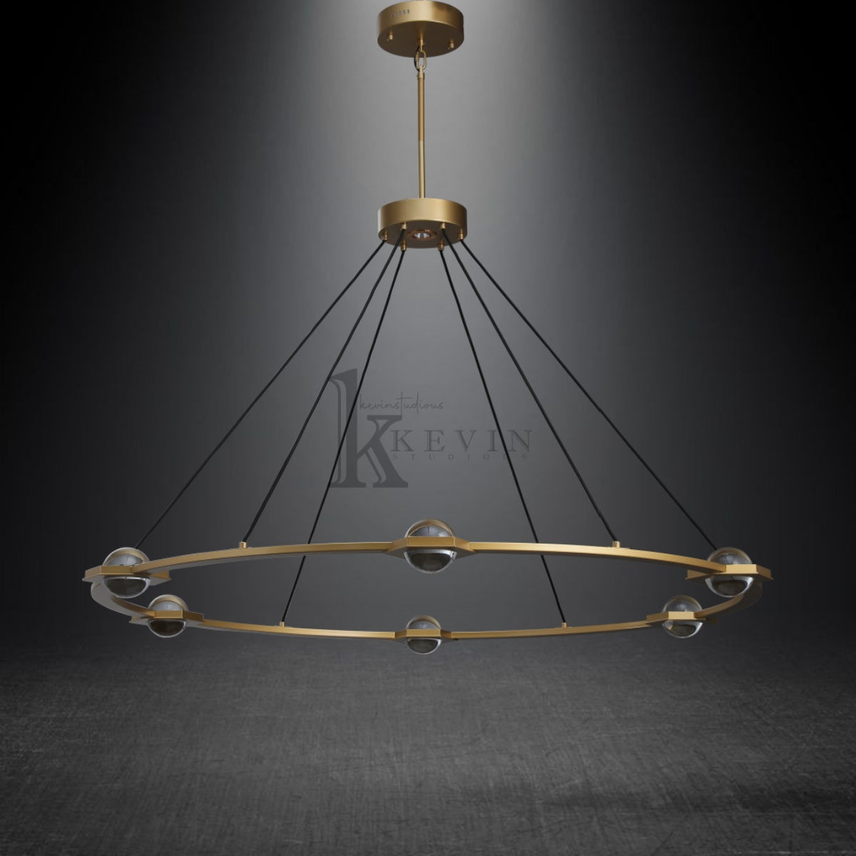 Planet Round Chandelier