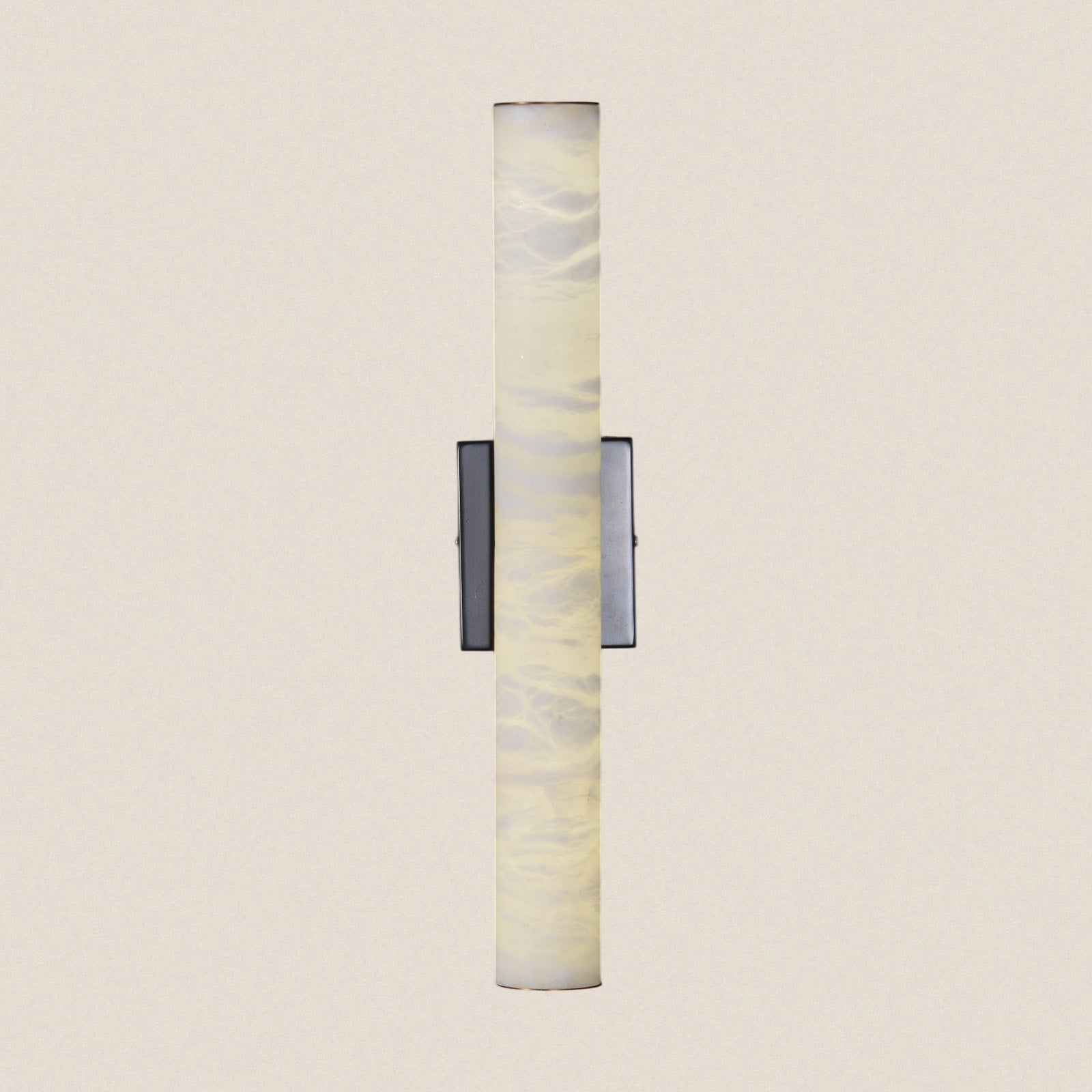 Modern Vertical Alabaster Wall Sconce