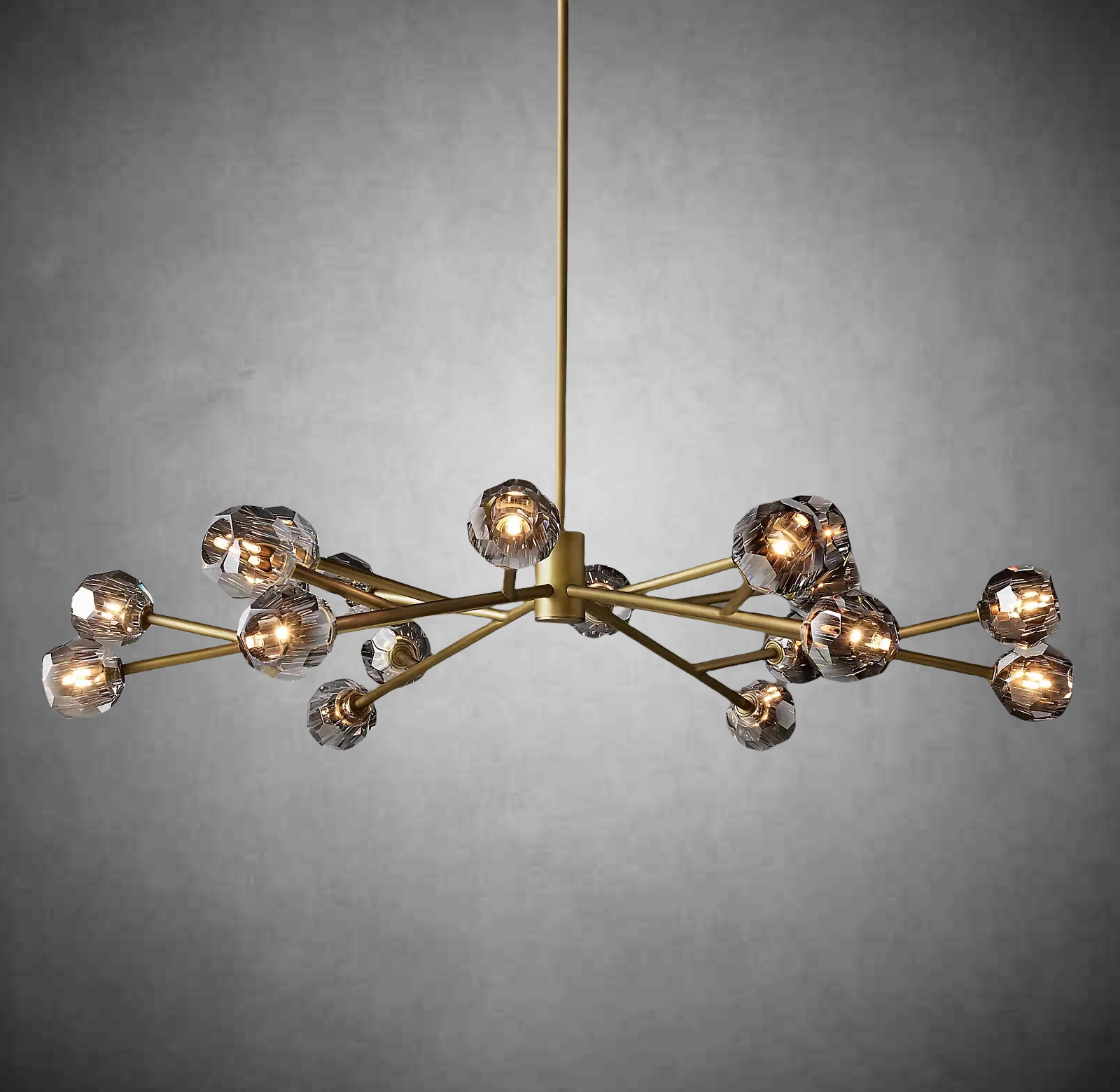 Bille De Crystal Glass Round Chandelier 24"36"48"60"72"