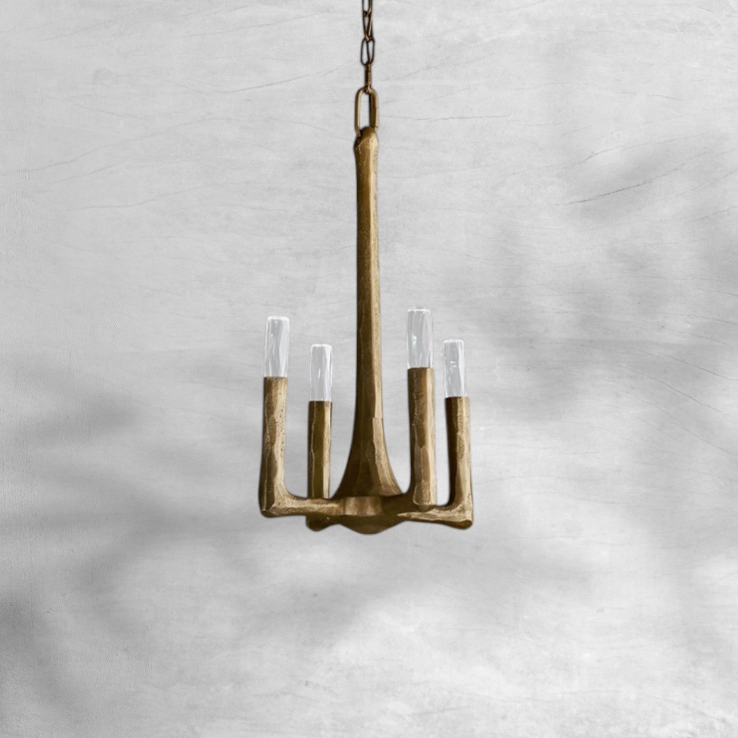 Thaddeas Modern Forged Pendant Light 12"