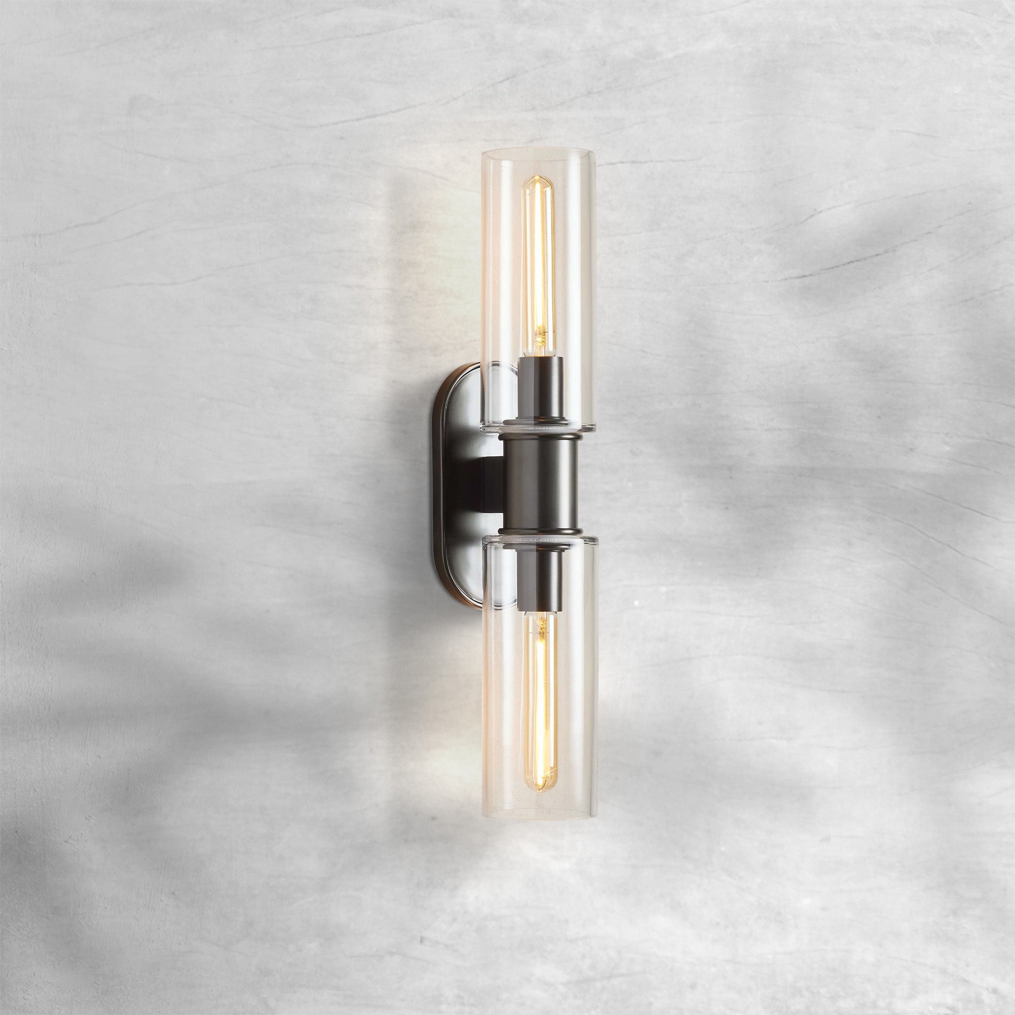 Harlin 2-Light Wall Sconce in Clear